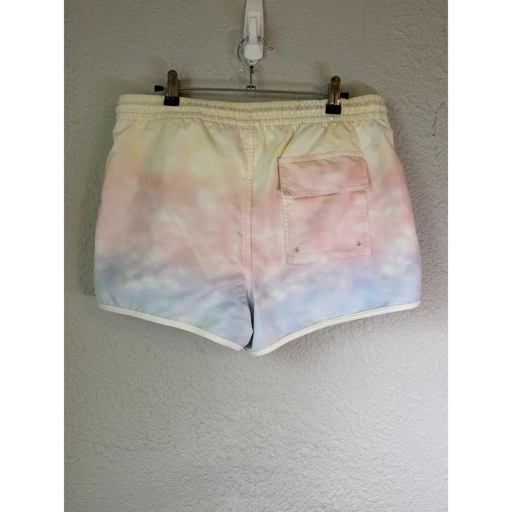 Abercrombie & Fitch Trevor‎ Project Tie Dye Swim Trunks Mens Small Pastel Pride